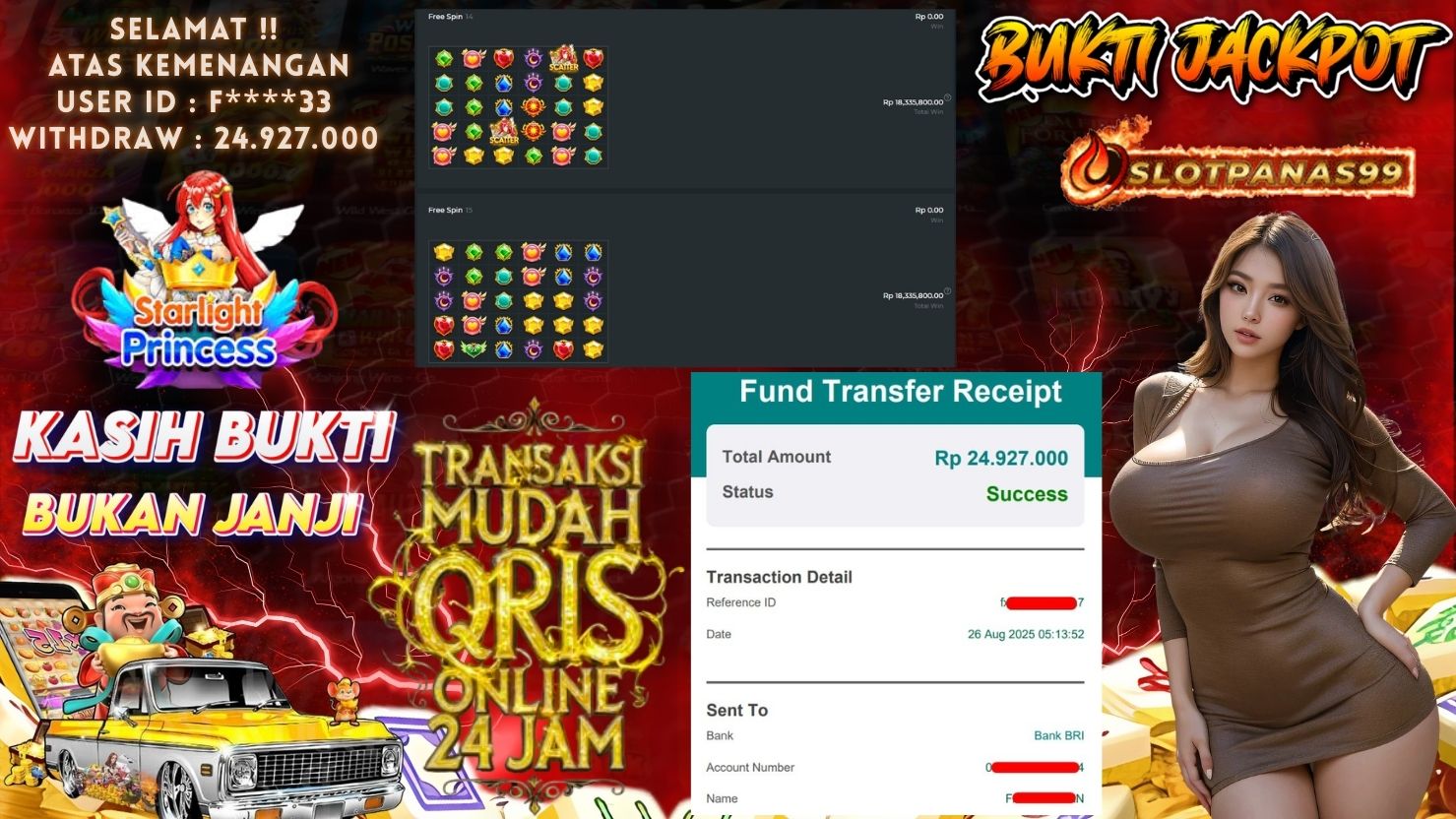 SLOTPANAS99 JACKPOT SLOT STARLIGHT PRINCESS